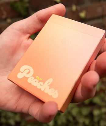 Peach Playing Cards by OPC