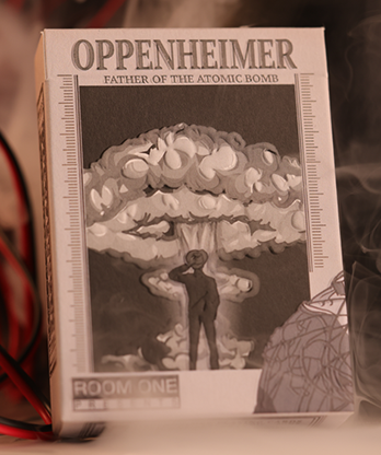 Oppenheimer Fission (Gray) Playing Cards by Room One