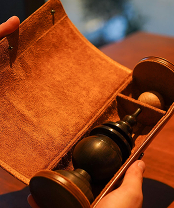 Untrammelled Leather Carrying Case by Wonder House & TCC
