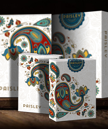 Paisley Poker Mini Playing Cards by Dutch Card House Company