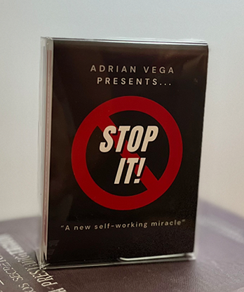 Stop It! (Blue) by Adrian Vega