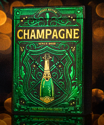 Champagne Playing Cards by Riffle Shuffle