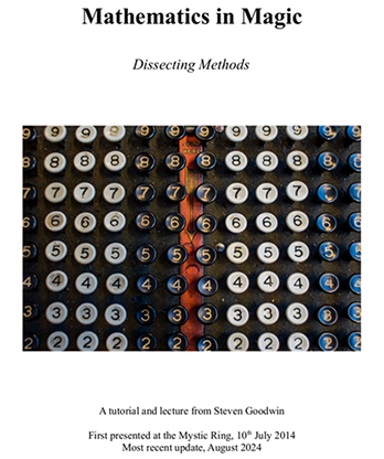 The Maths in Magic by Steven Goodwin video DOWNLOAD