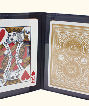 Card Holder Deluxe (2 transparent pockets + 1 hidden pocket)