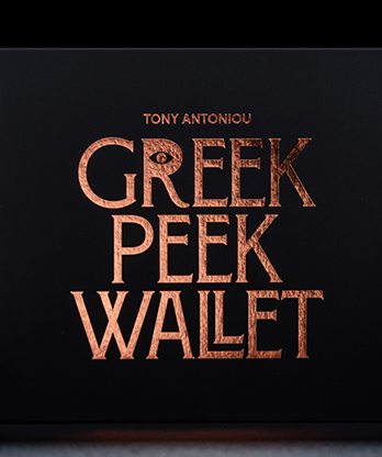 Greek Peek Wallet by Tony Antoniou