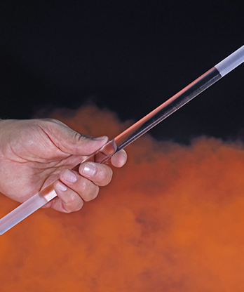 Acrylic Magic Wand (Clear with Sanded Tips)