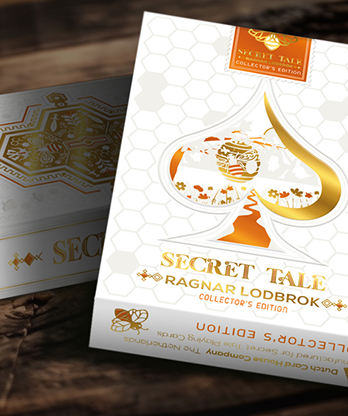 Secret Tale Ragnar White Bee Collector's  Playing Cards