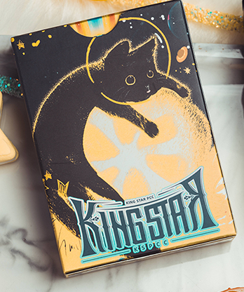 Space Cat V2 Playing Cards by King Star
