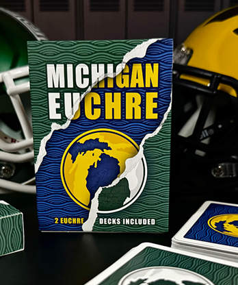 Michigan Euchre Playing Cards by Midnight Cards