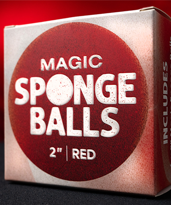 Magic Sponge Balls 4PK RED 2" by Murphy's Magic