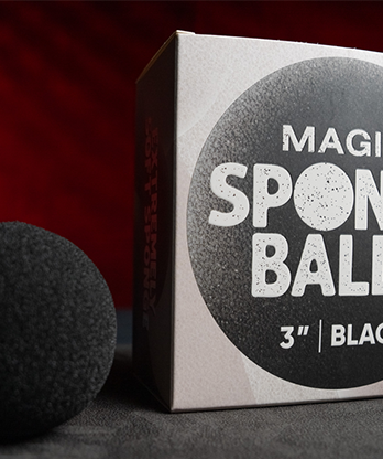 Magic Sponge Balls 4PK BLACK 3" by Murphy's Magic