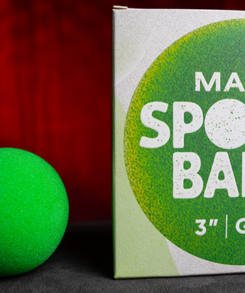Magic Sponge Balls 4PK GREEN 3" by Murphy's Magic