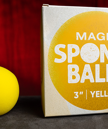 Magic Sponge Balls 4PK YELLOW 3" by Murphy's Magic