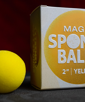 Magic Sponge Balls 4PK YELLOW 2" by Murphy's Magic