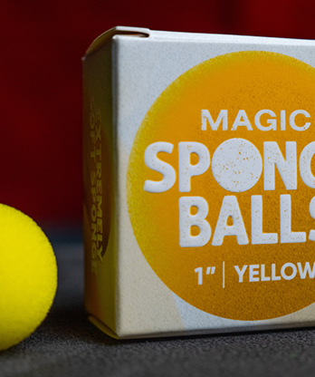Magic Sponge Balls 4PK YELLOW 1" by Murphy's Magic