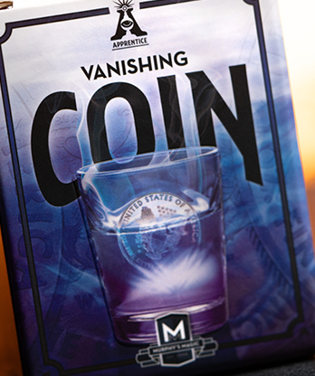VANISHING COIN (Gimmicks and Instructions) by Apprentice Magic  - Trick