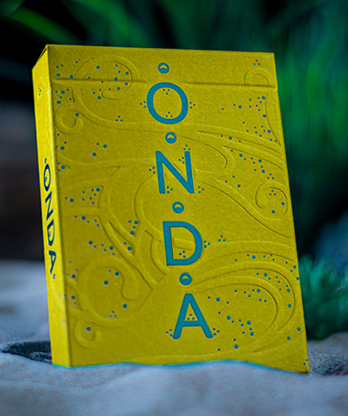 ONDA V2 (Yellow) by Jocu Playing Cards