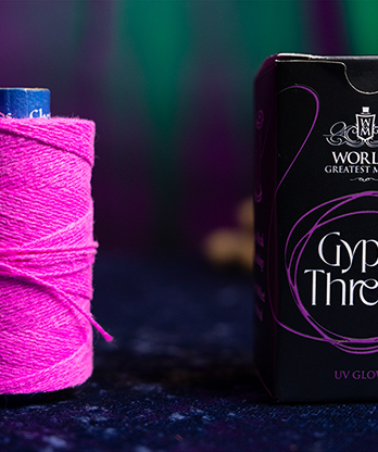 WGM UV GLOW GYPSY THREAD PINK REFILL SPOOL by Murphy's Magic  - Trick