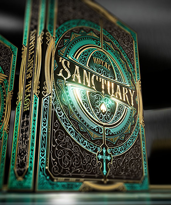 Royal Sanctuary Noble (foil) Emerald Kings Playing Cards