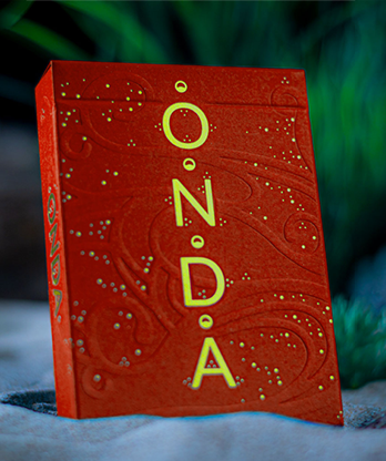 ONDA V2 (Coral) by Jocu Playing Cards