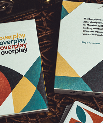 Overplay MegaJam Playing Cards (Designed by Harapan Ong, Wen Xiu, and printed by Bacon Magic