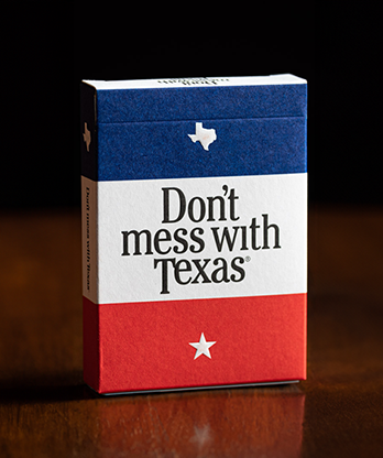 DON'T MESS WITH TEXAS™ PLAYING CARDS by Fultons