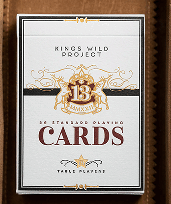 Limited No.13 Table Players Vol.19 Playing Cards by Kings Wild Project