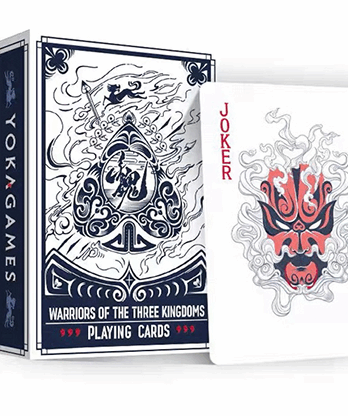 Warriors Of Three Kingdoms (Blue) Playing Cards by YOKAGAME