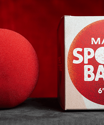 Magic Sponge Balls 1PK RED 6" by Murphy's Magic