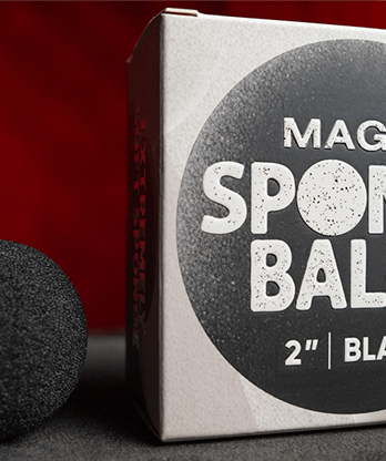 Magic Sponge Balls 50PK BLACK 2" by Murphy's Magic