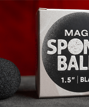 Magic Sponge Balls 50PK BLACK 1.5" by Murphy's Magic