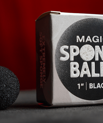 Magic Sponge Balls 50PK BLACK 1" by Murphy's Magic