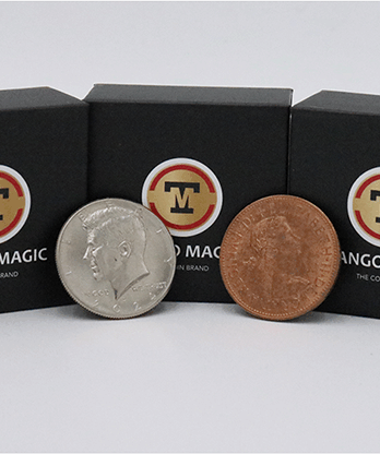 Super Scotch and Soda (US Half Dollar and English Penny) by Tango Magic