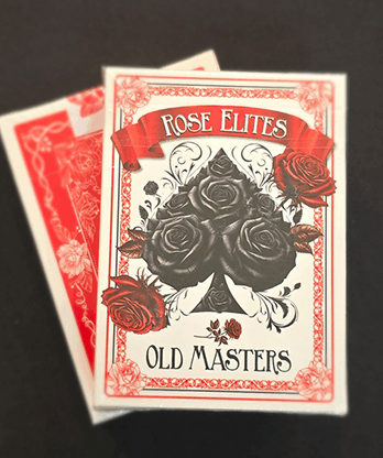 Rose Elites - Old Masters (Red) Playing Cards