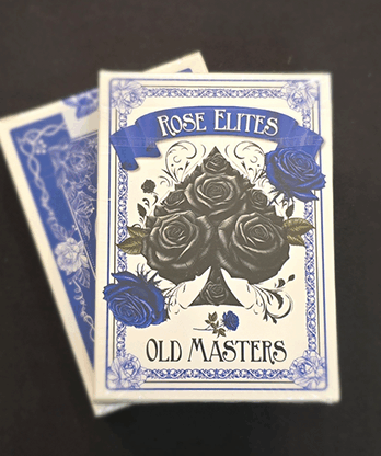 Rose Elites - Old Masters (Blue) Playing Cards