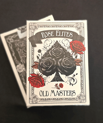 Rose Elites - Old Masters (Black) Playing Cards