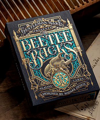 The Beetle Backs (Cobalt Edition) Playing Cards