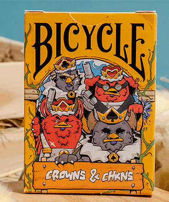 BICYCLE CHKNS & CROWNS PLAYING CARDS