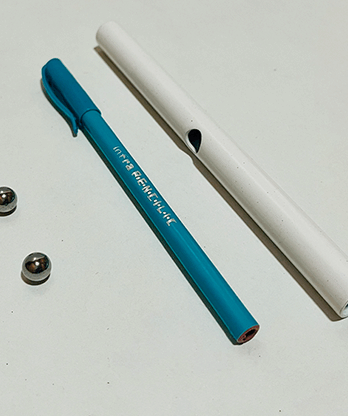 Steel Ball Through Pen by The Essel Magic