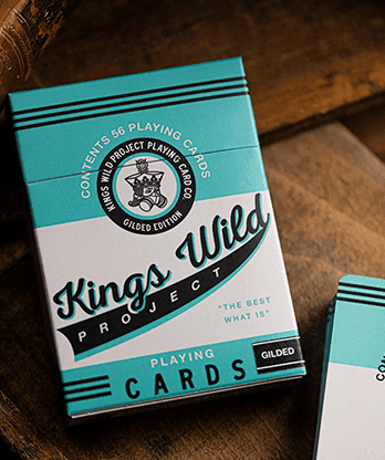 Gilded No.13 Table Players Vol.38 Playing Cards by Kings Wild Project