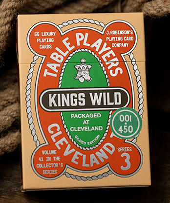 Gilded No.13 Table Players Vol.41 Playing Cards by Kings Wild Project