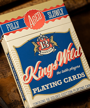 Gilded No.13 Table Players Vol.43 Playing Cards by Kings Wild Project