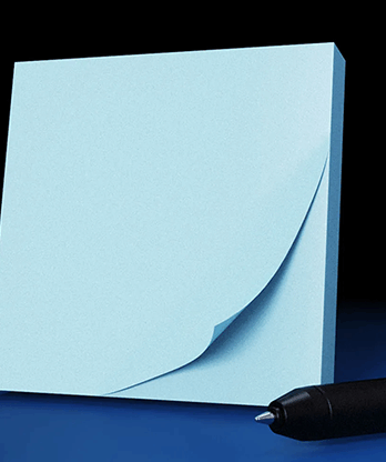 The Iarvel Magic Post-It Pad (Blue) by Iarvel Magic