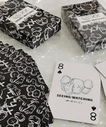 Kaws Seeing / Watching Black Edition Playing Cards