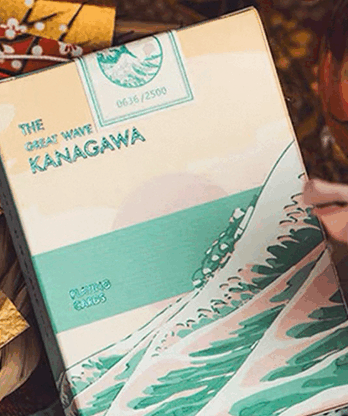 The Great Wave off Kanagawa V3 (Fresh Spring / Peppermint Green) Playing Cards