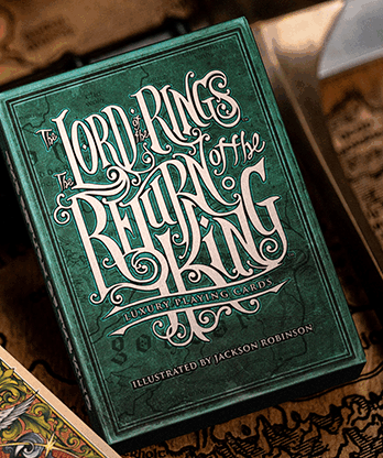 The Lord of the Rings - Return of the King Playing Cards by Kings Wild Project(Green)