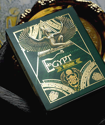 Egypt Mythology Black Edition (Green, Nile) Playing Cards