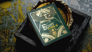 Egypt Mythology Black Edition (Green, Nile) Playing Cards