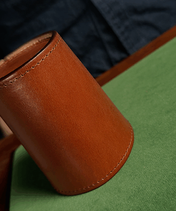 MS Leather Chop Cup by Bond Lee & MS Magic (Brown)