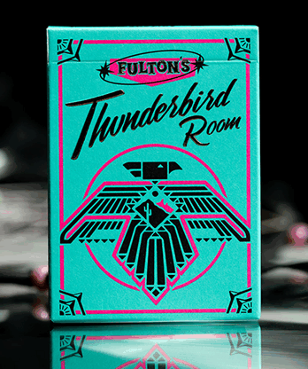 FULTON'S THUNDERBIRD ROOM TURQUOISE EDITION PLAYING CARDS